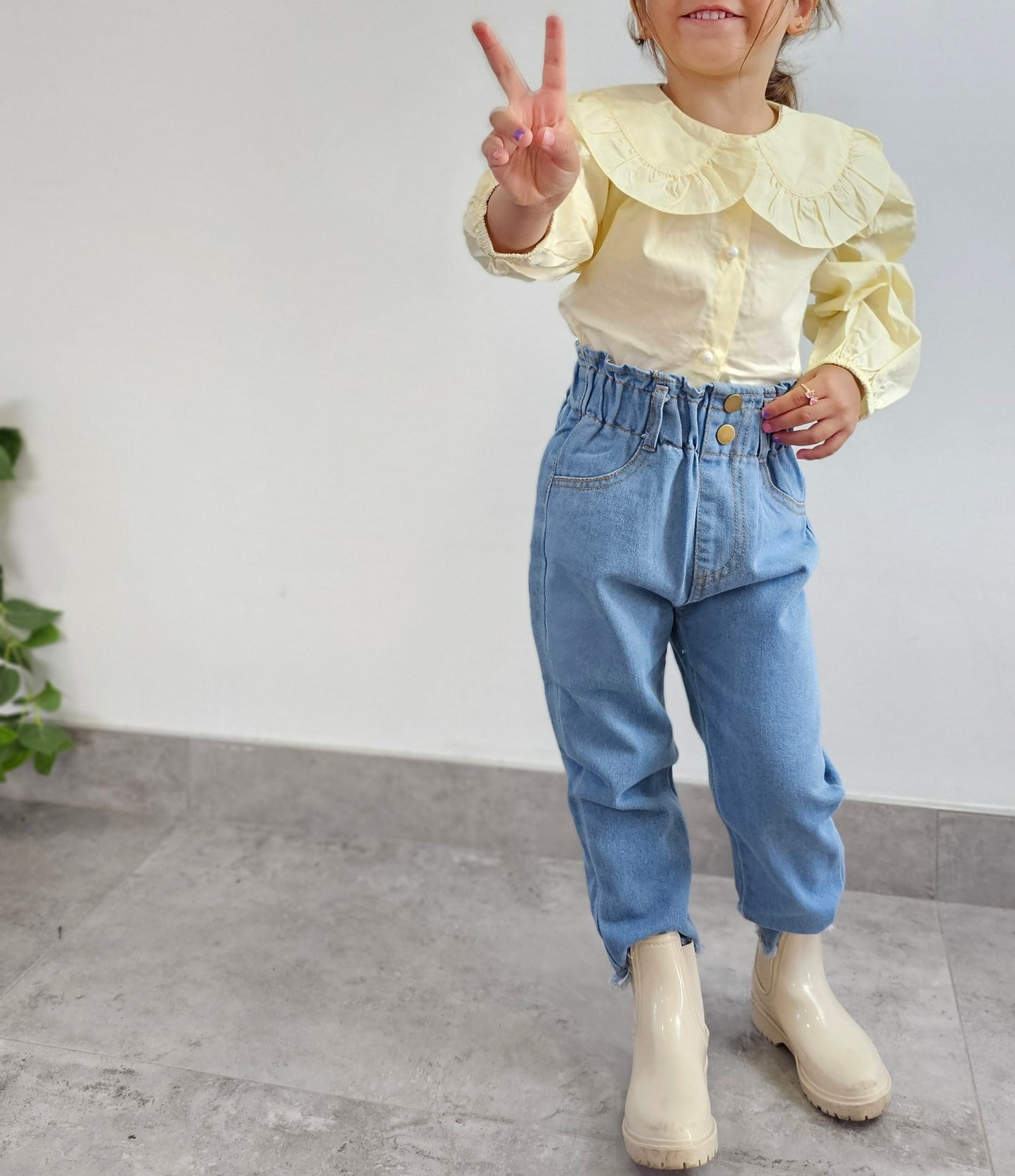 Soft collared blouse