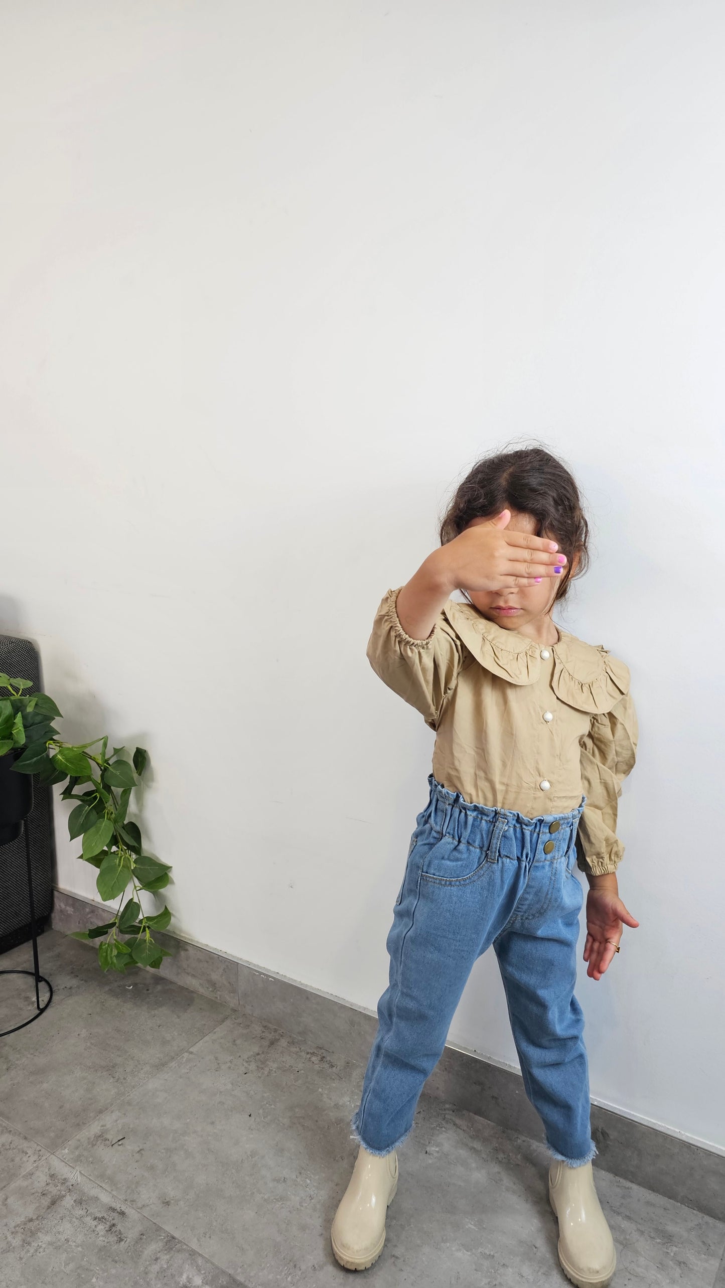 Soft collared blouse