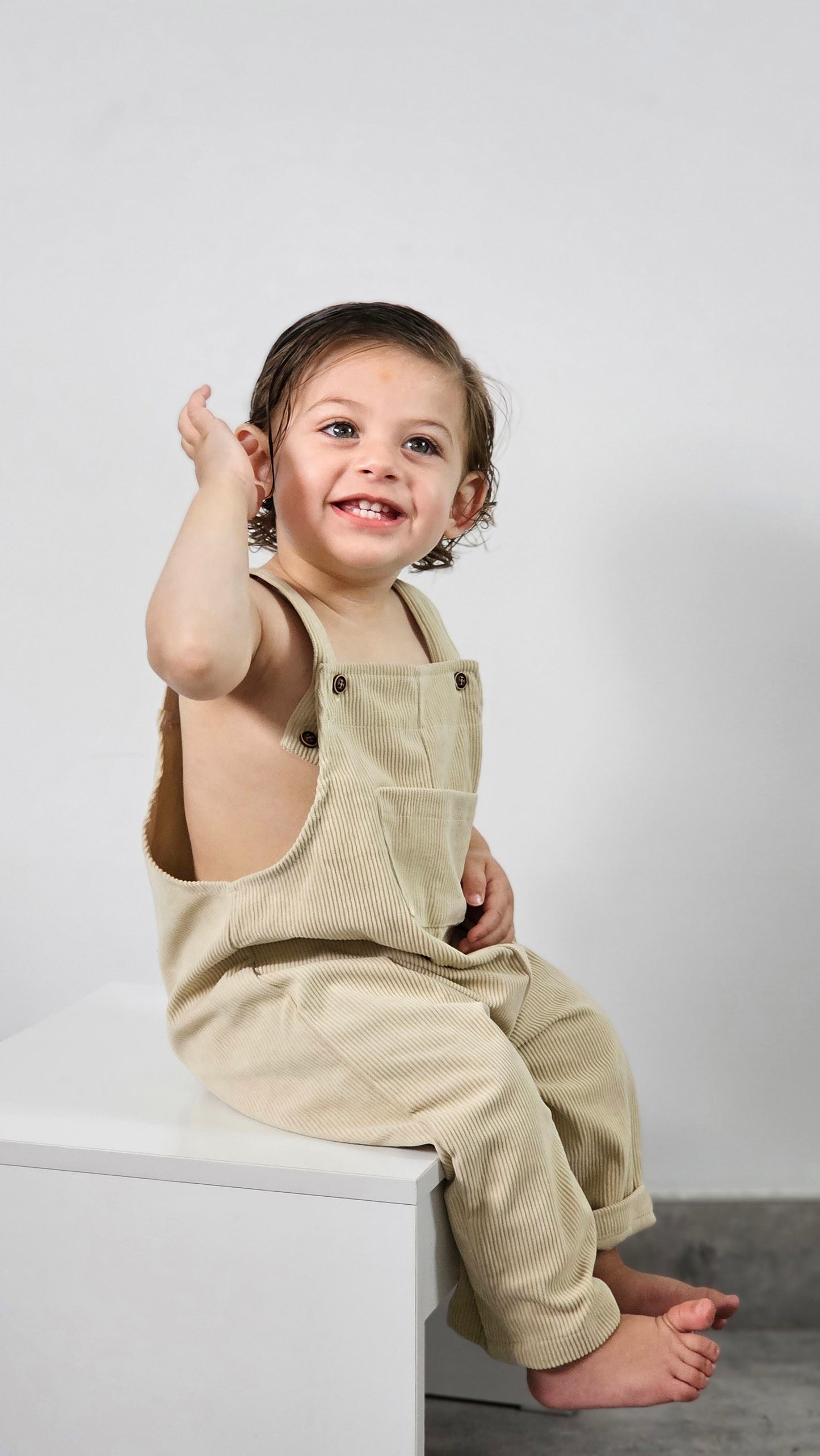 Cord overalls - Oatmeal