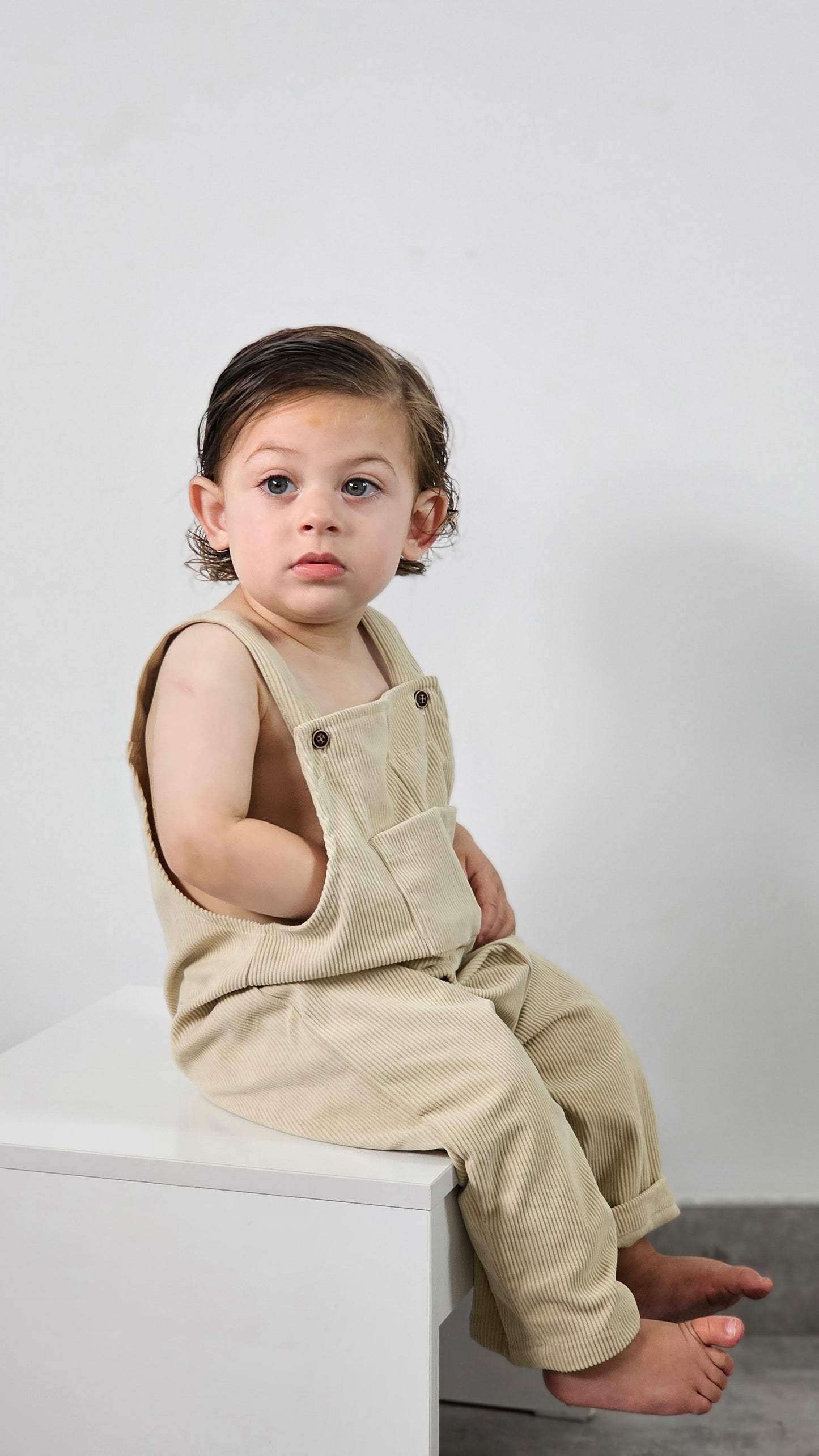 Cord overalls - Oatmeal