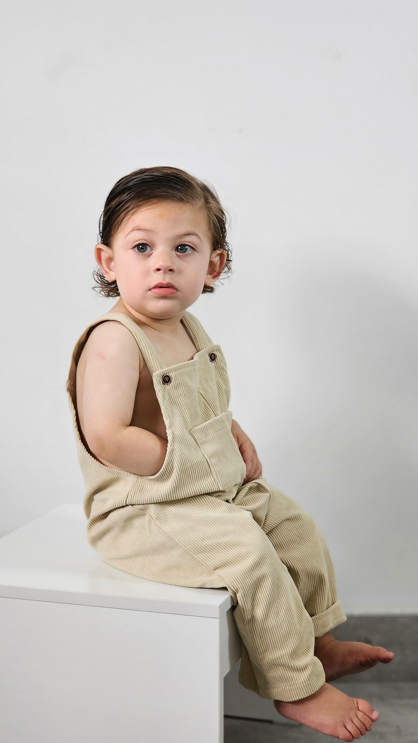 Cord overalls - Oatmeal