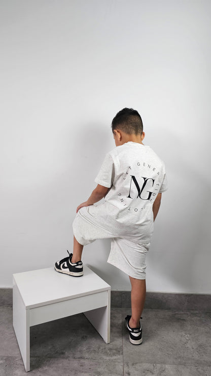 Next Generation T-shirt & Shorts set Grey