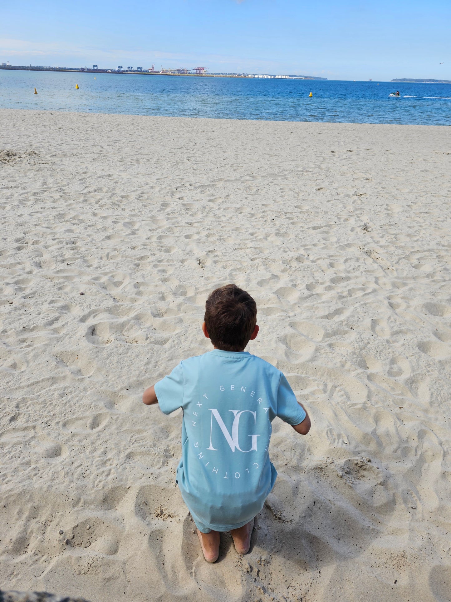 Next Generation T-shirt & Shorts set - sky blue